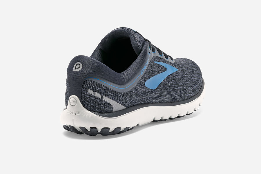 Brooks Pureflow 7 Road Loopschoenen Heren - Zwart/Blauw - 387215HVQ